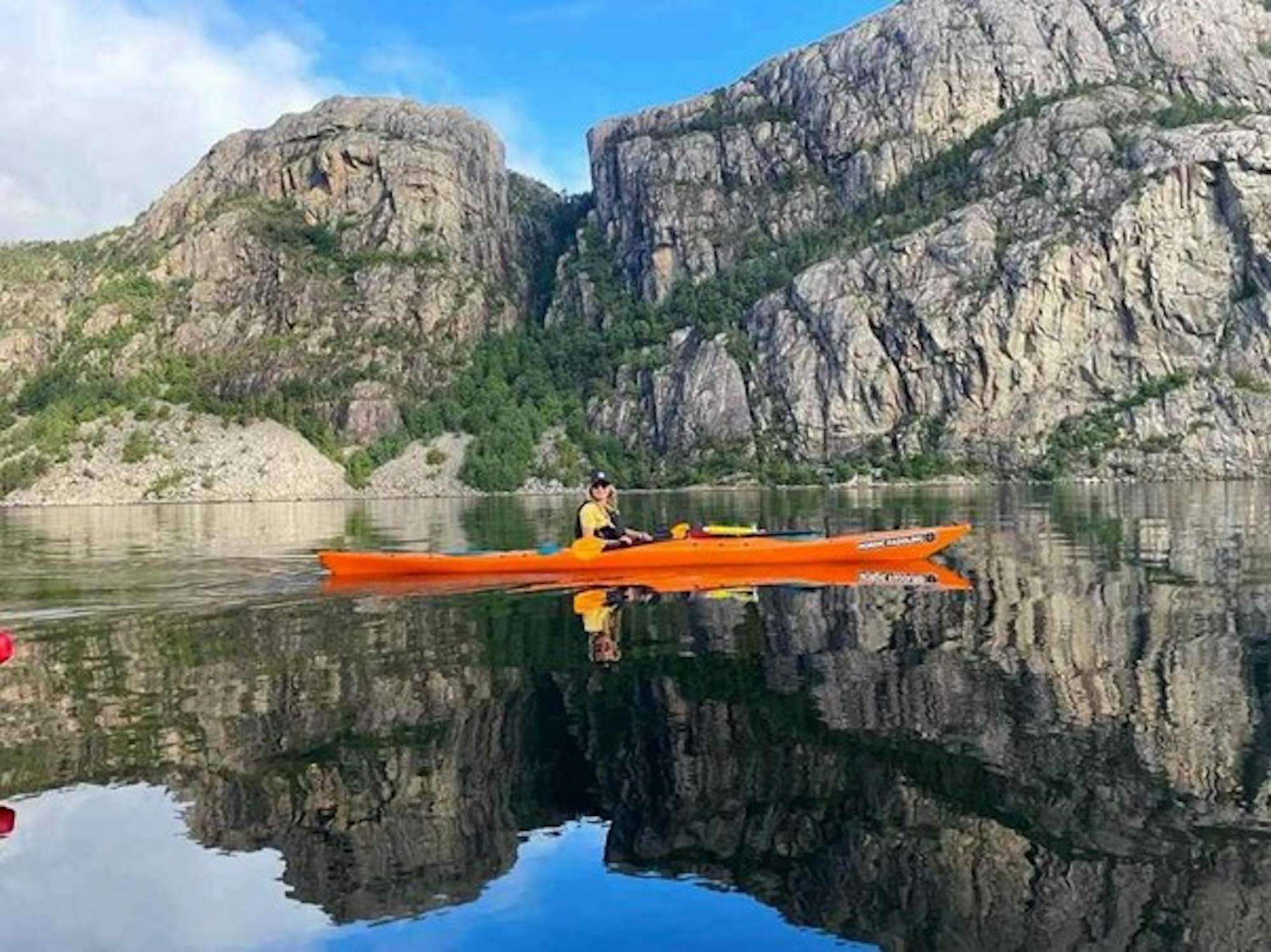 woman kayaking in norway (2)