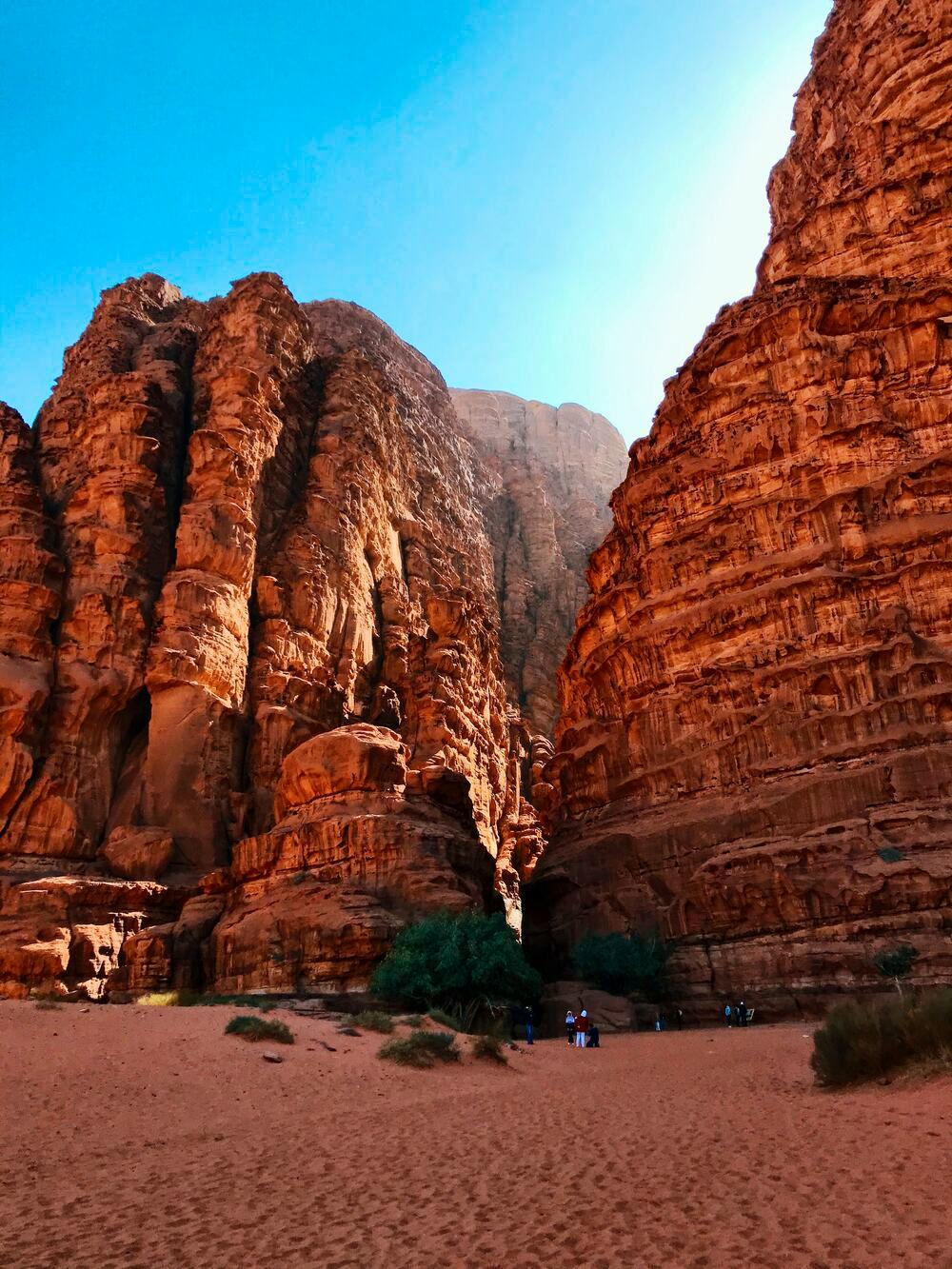 exploring the wadi rum desert