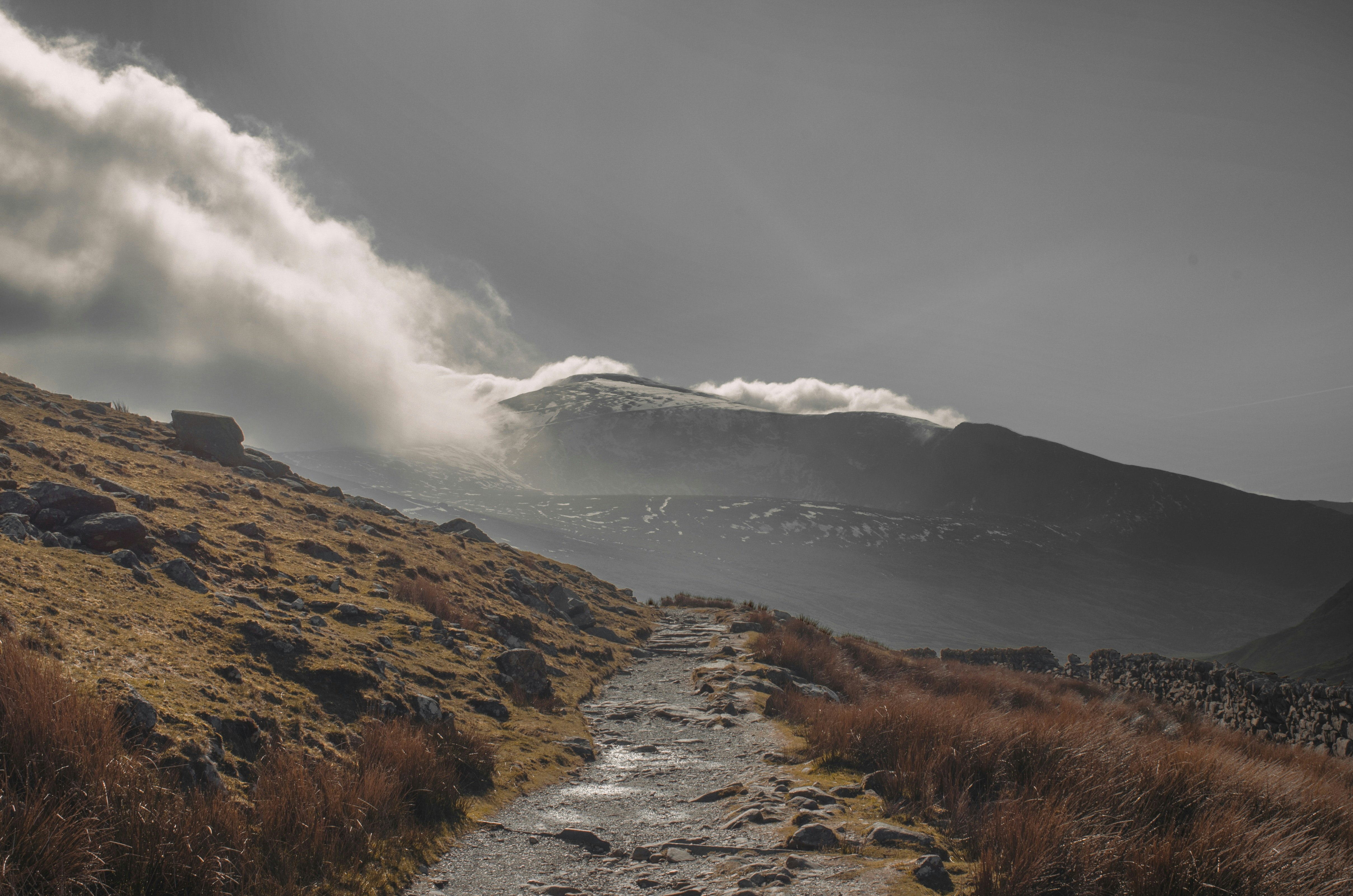 Misty day on the Llanberis Path