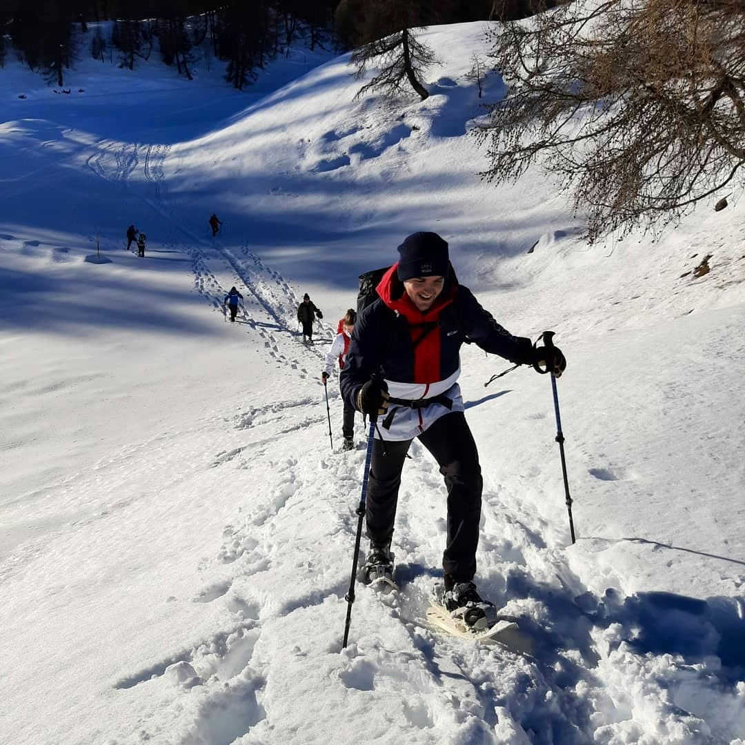 winter hiking in switzerland