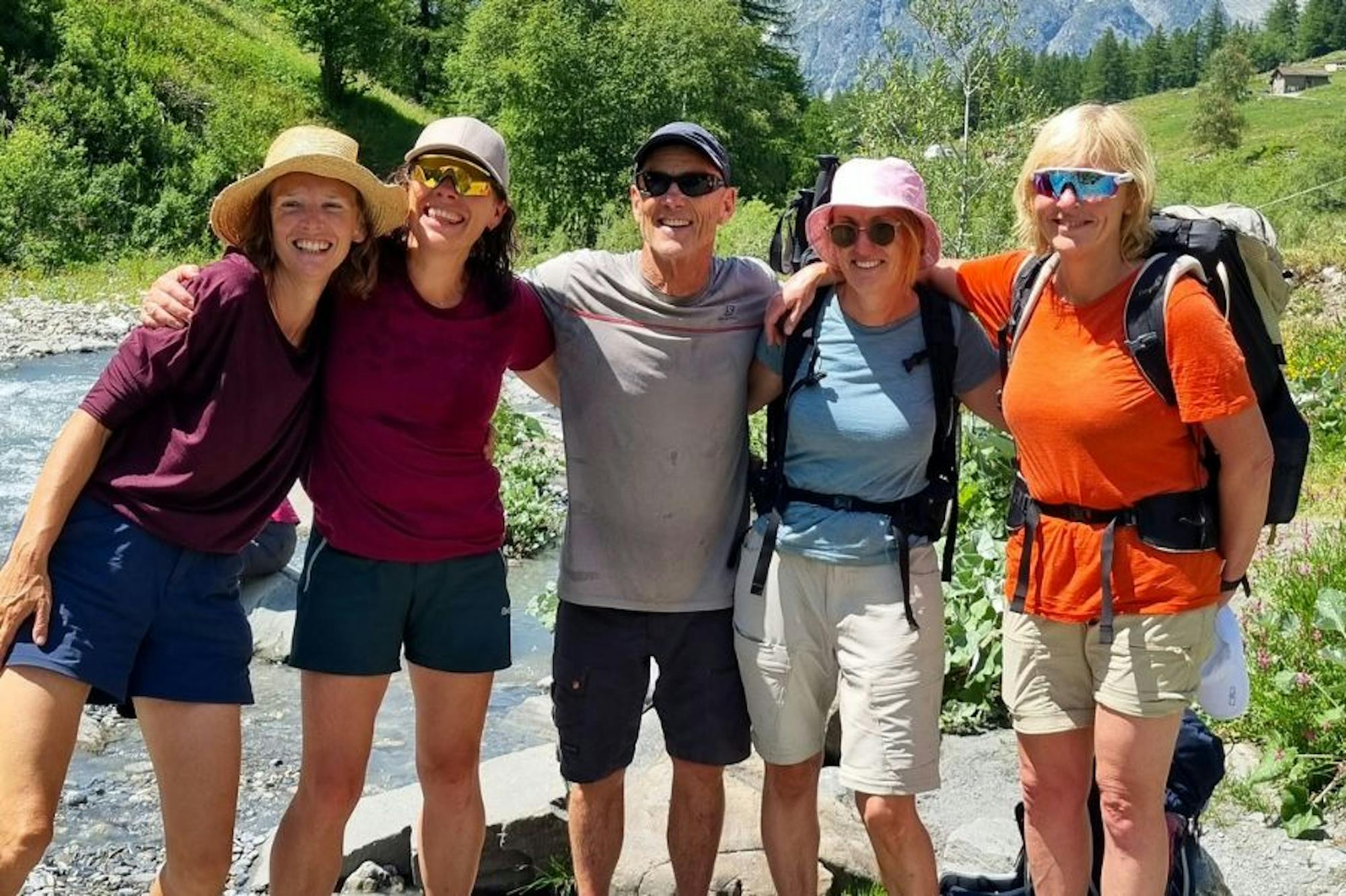 hikers Tour du Mont Blanc
