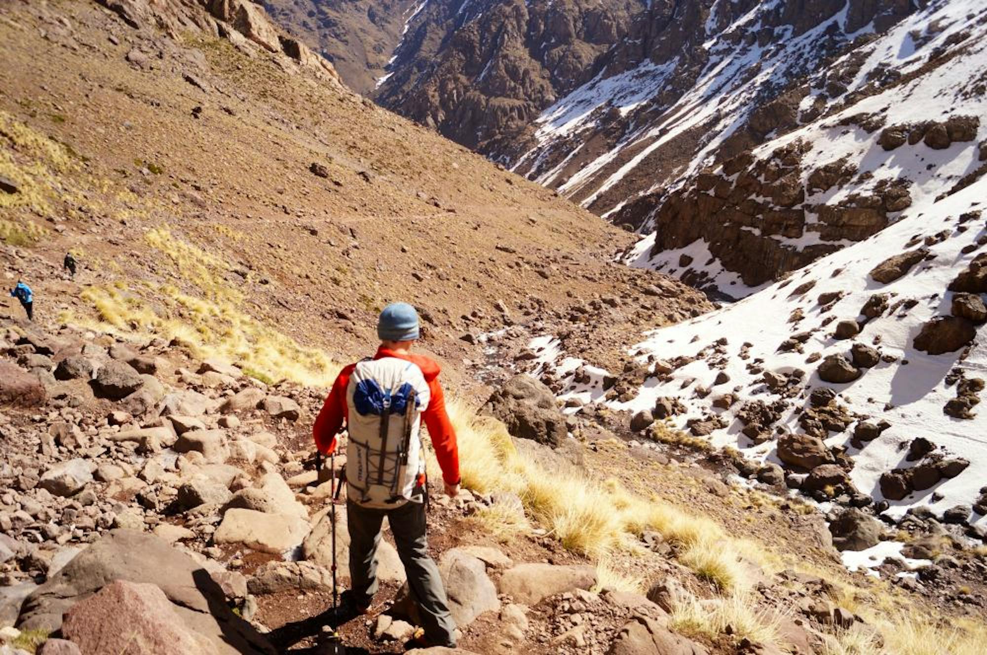 hiker toubkal