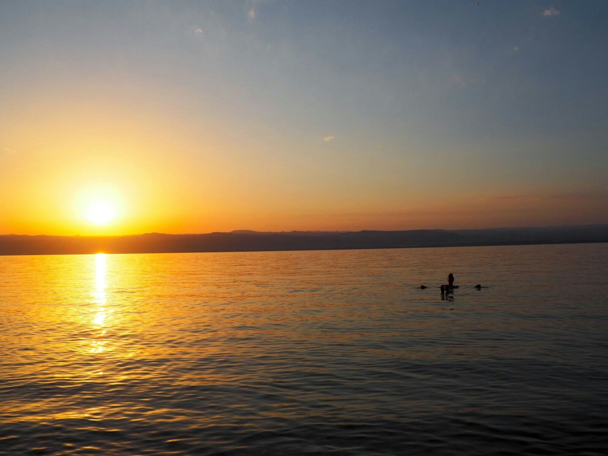 dead sea floating