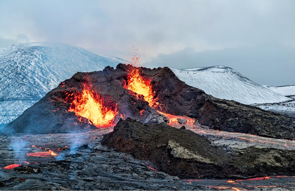 Volcanoes in Iceland