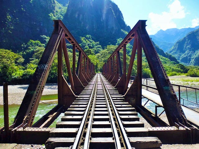 Railway bridge in Peru