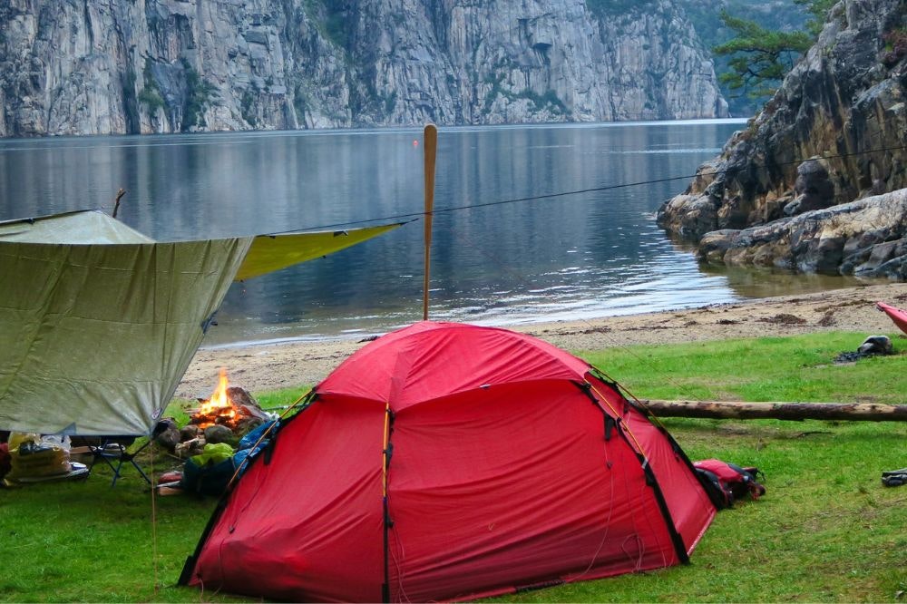 wild camping at its finest