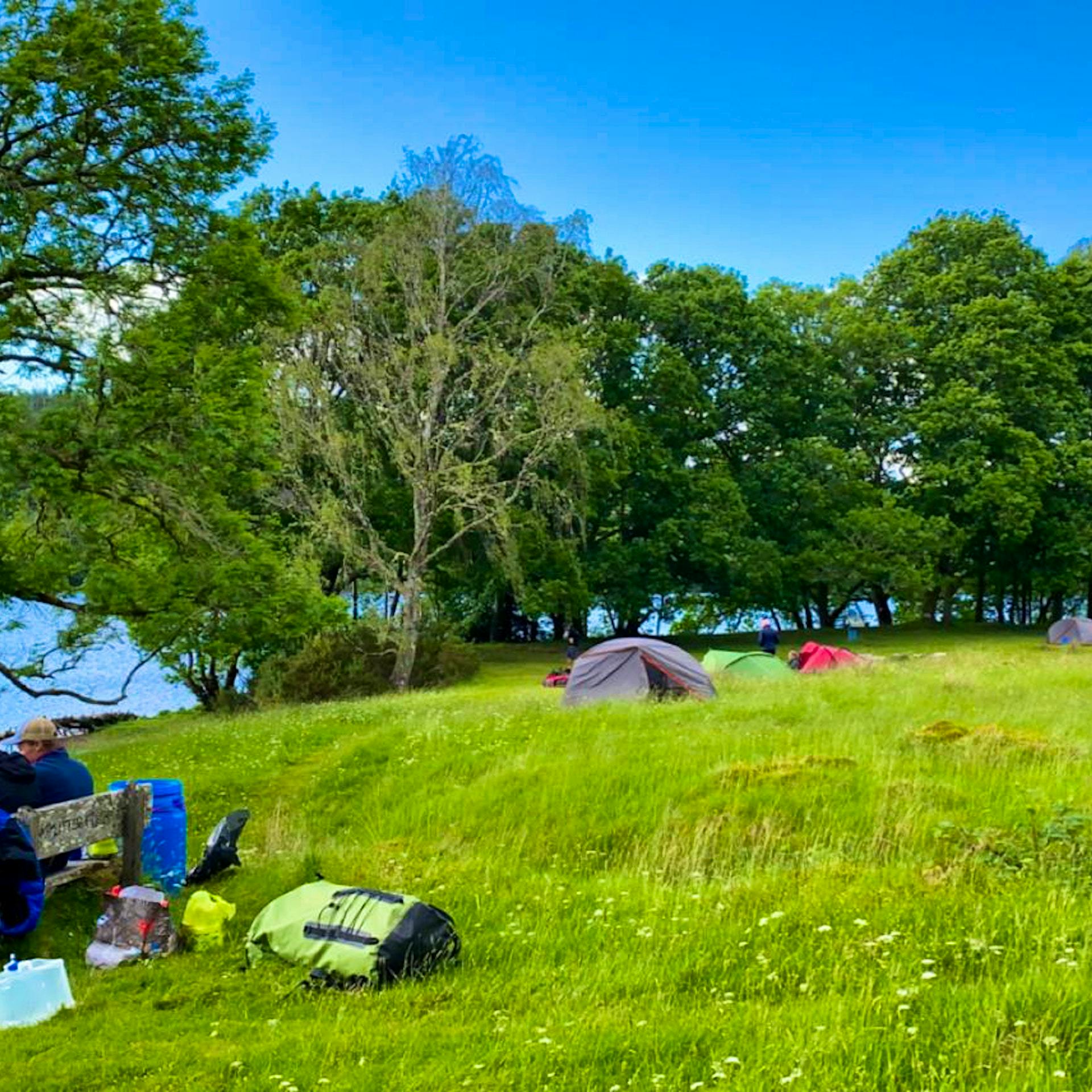 summer camping in scotland