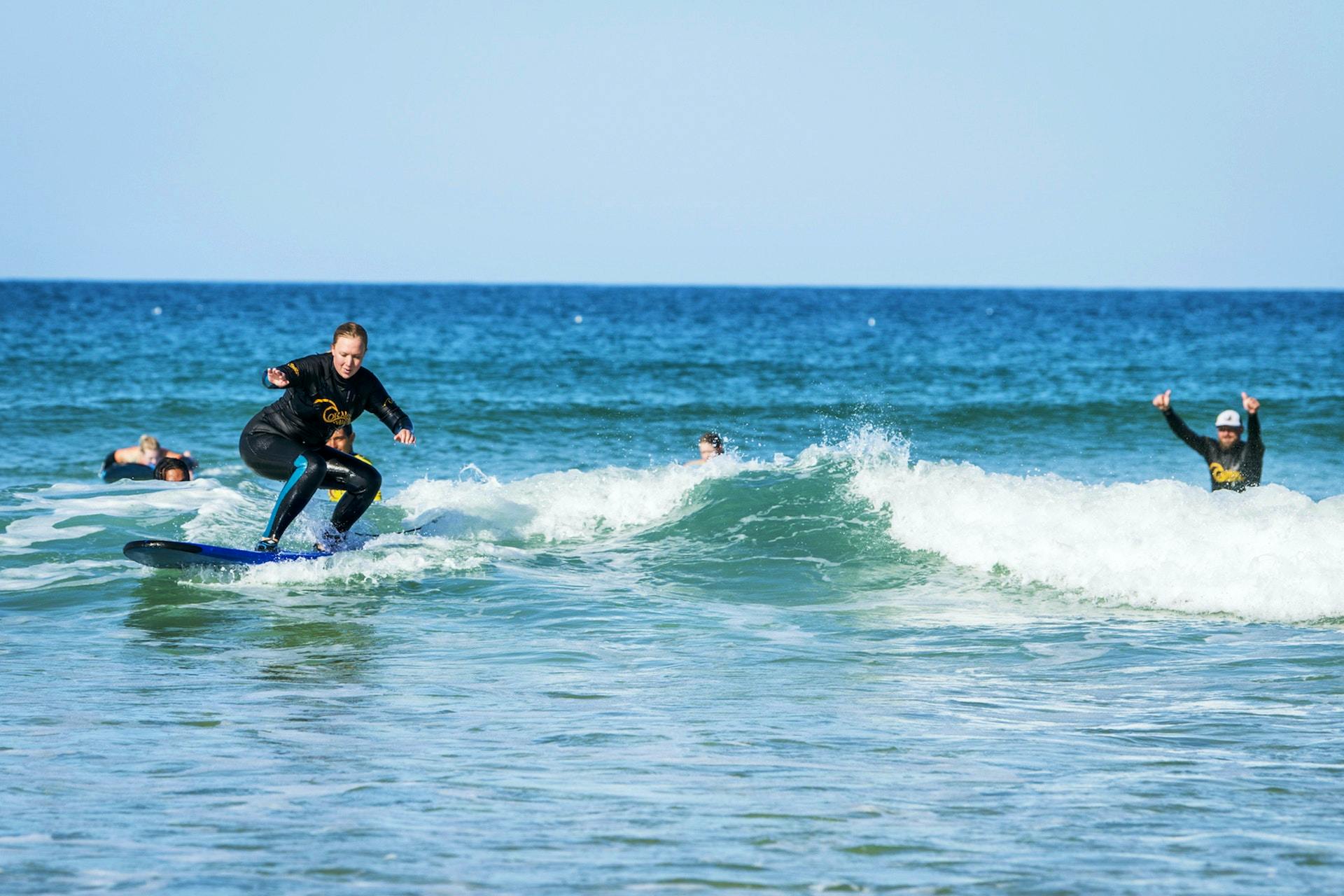 newquay beginner surfer