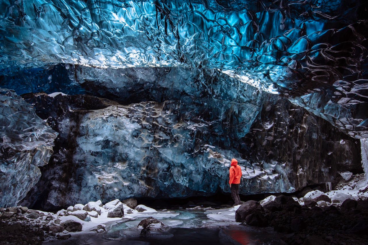 Iceland ice caves