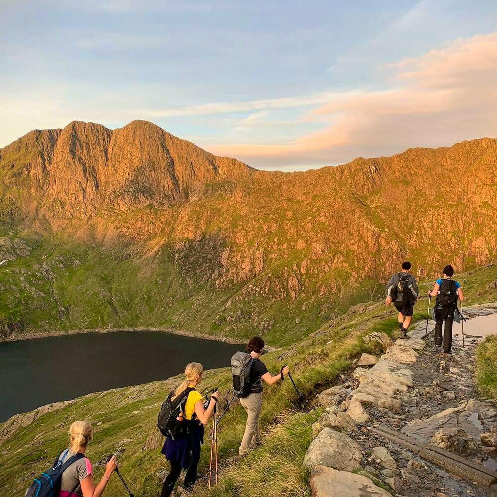 hiking the three peaks
