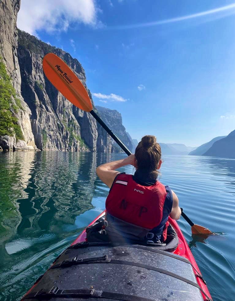 Kayaking Norwegian Fjords