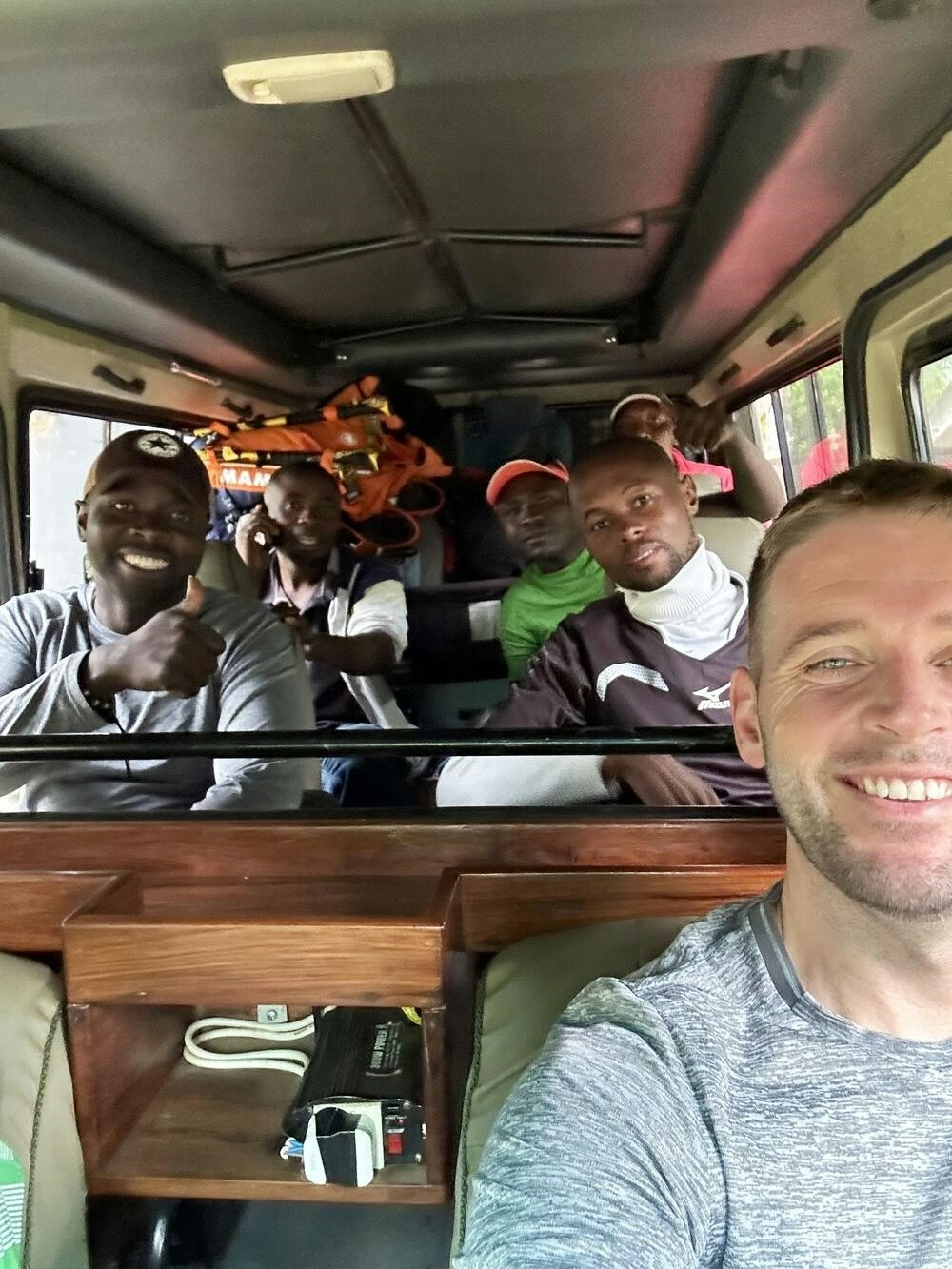 Off to the starting gate