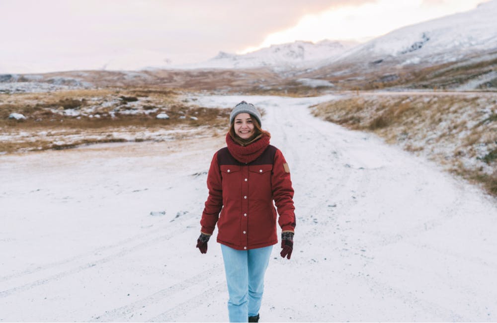 Walking in Iceland