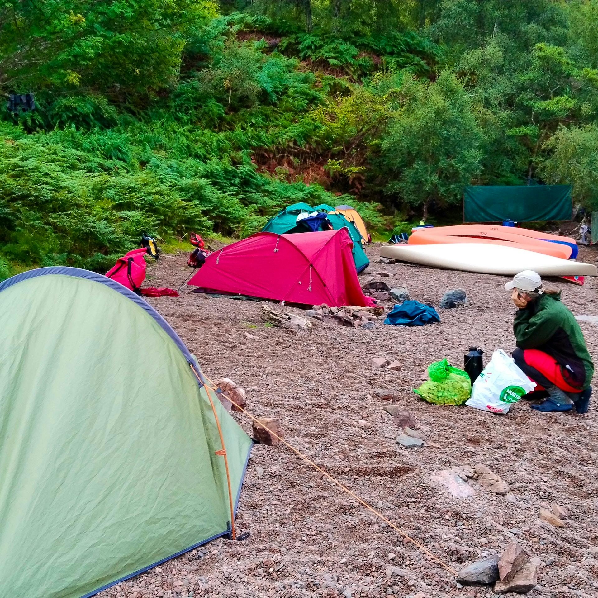 Scotland right to roam camping