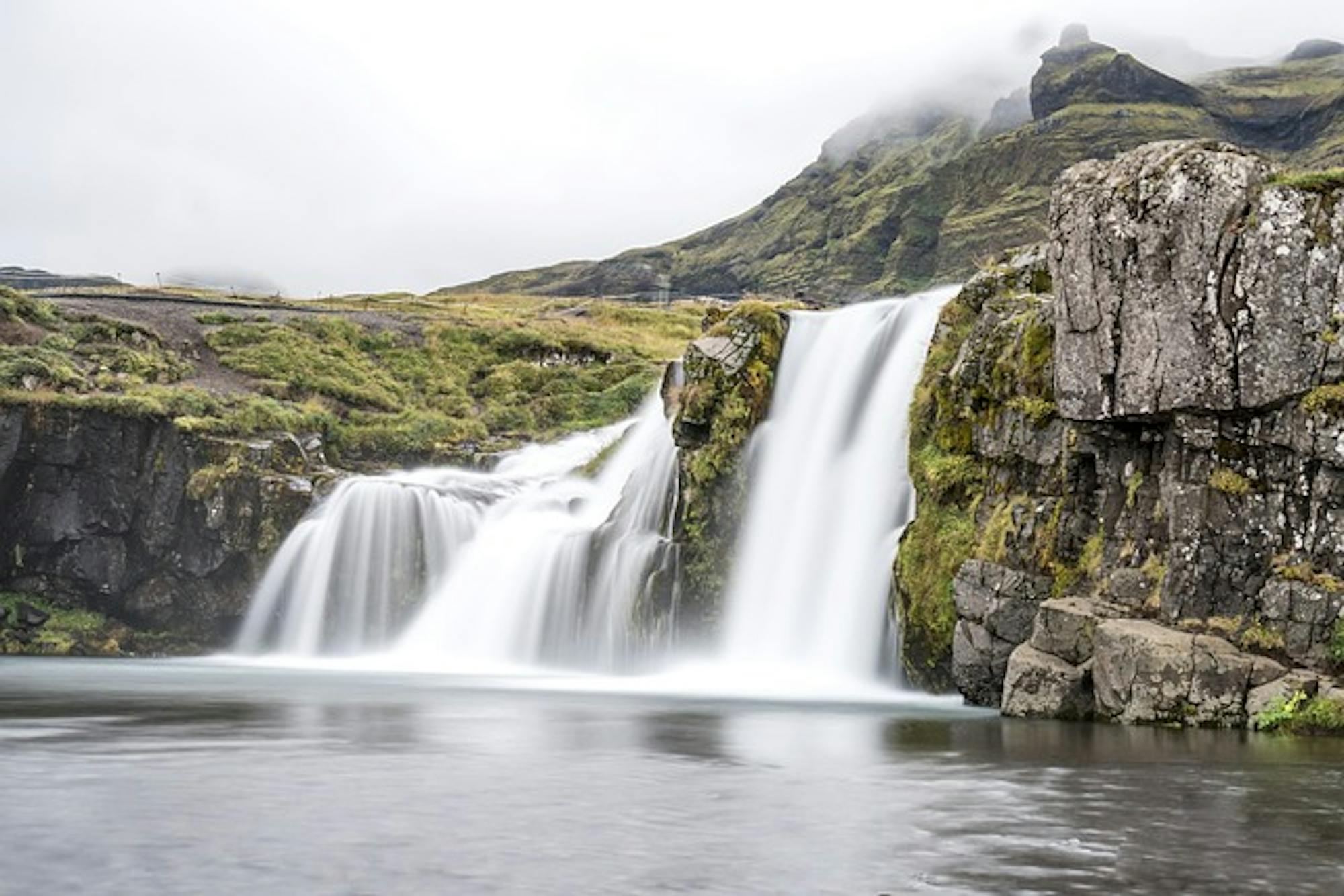 waterfall iceland kirkjufellfoss