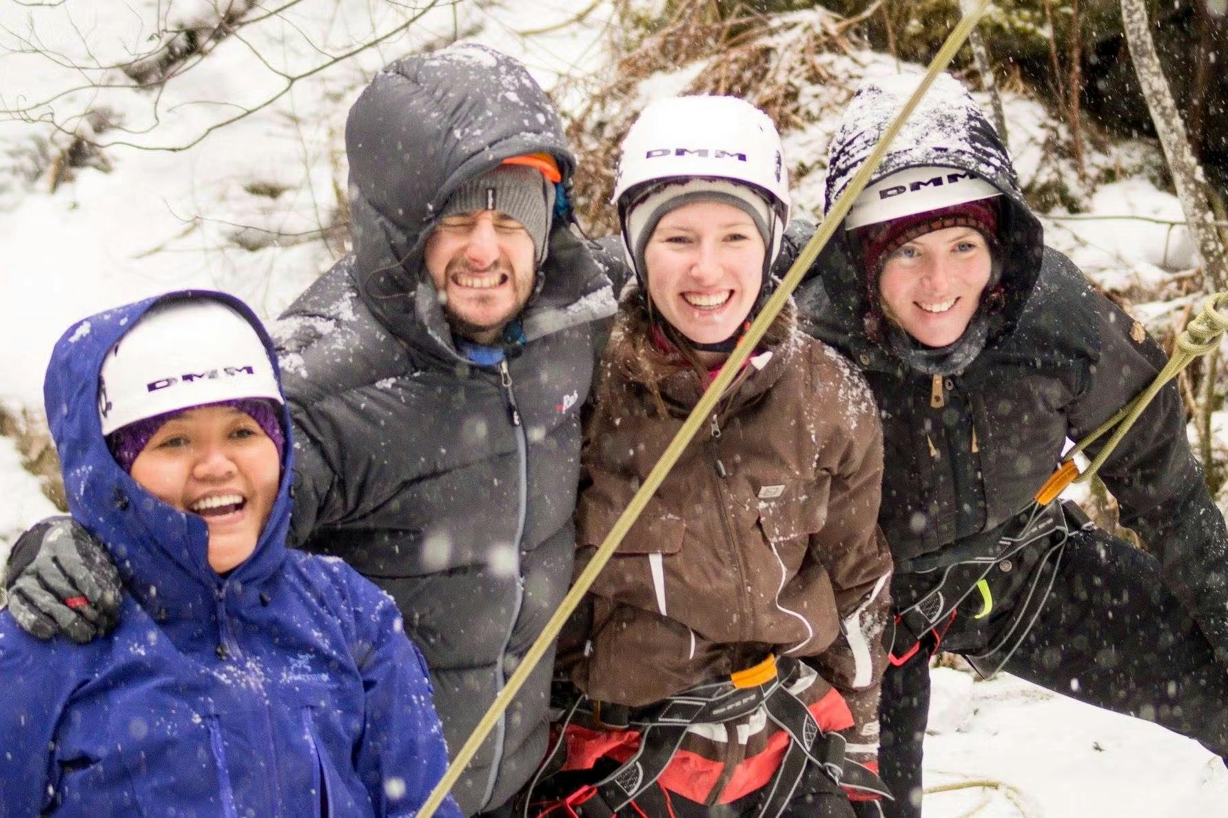 skyhook about page ice climbing