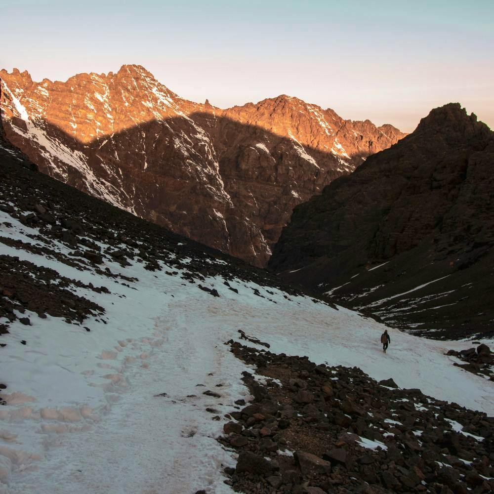 toubkal mountains winter