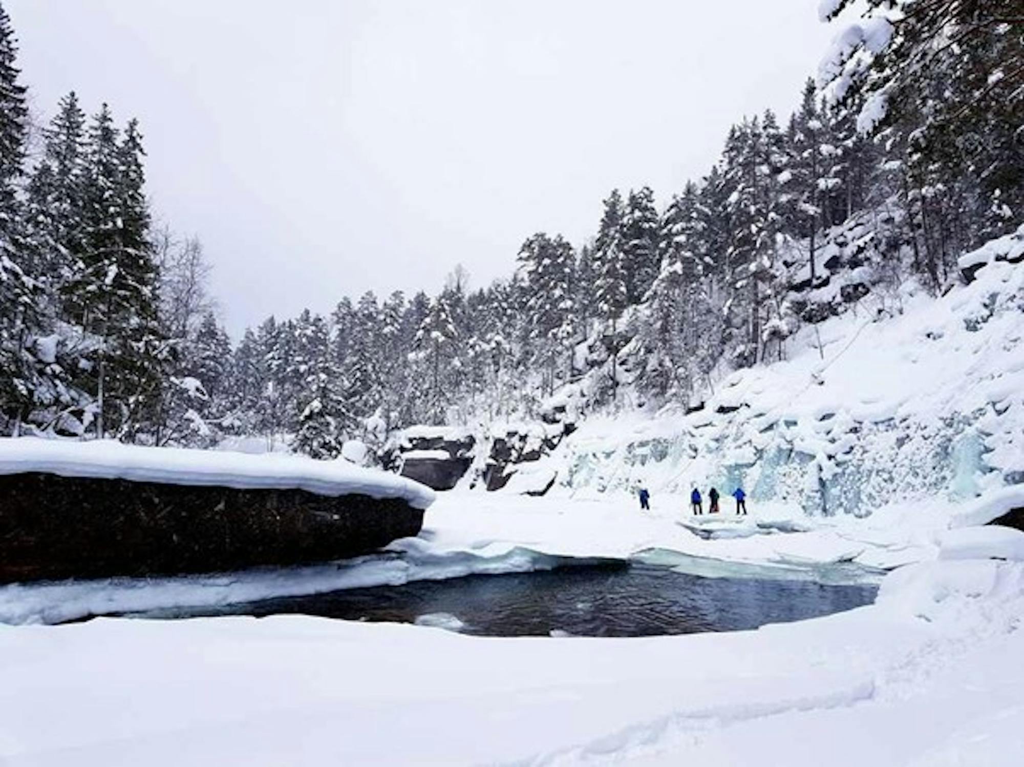 ice climbing in Tromsø