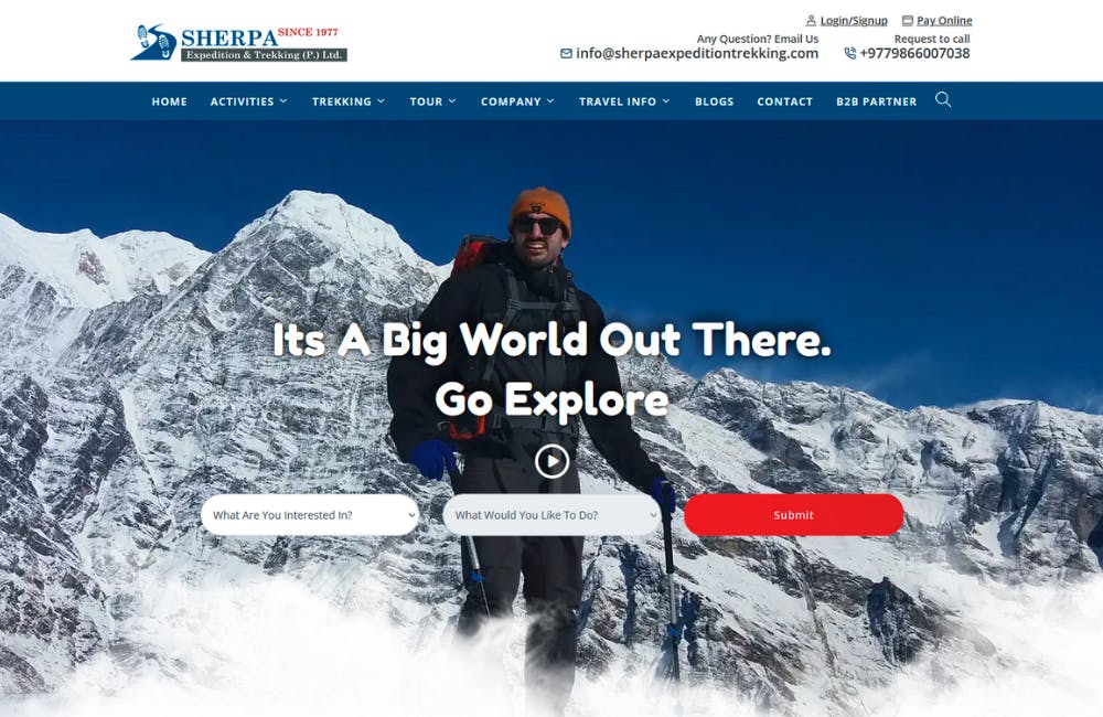 Sherpa Expedition and Trekking