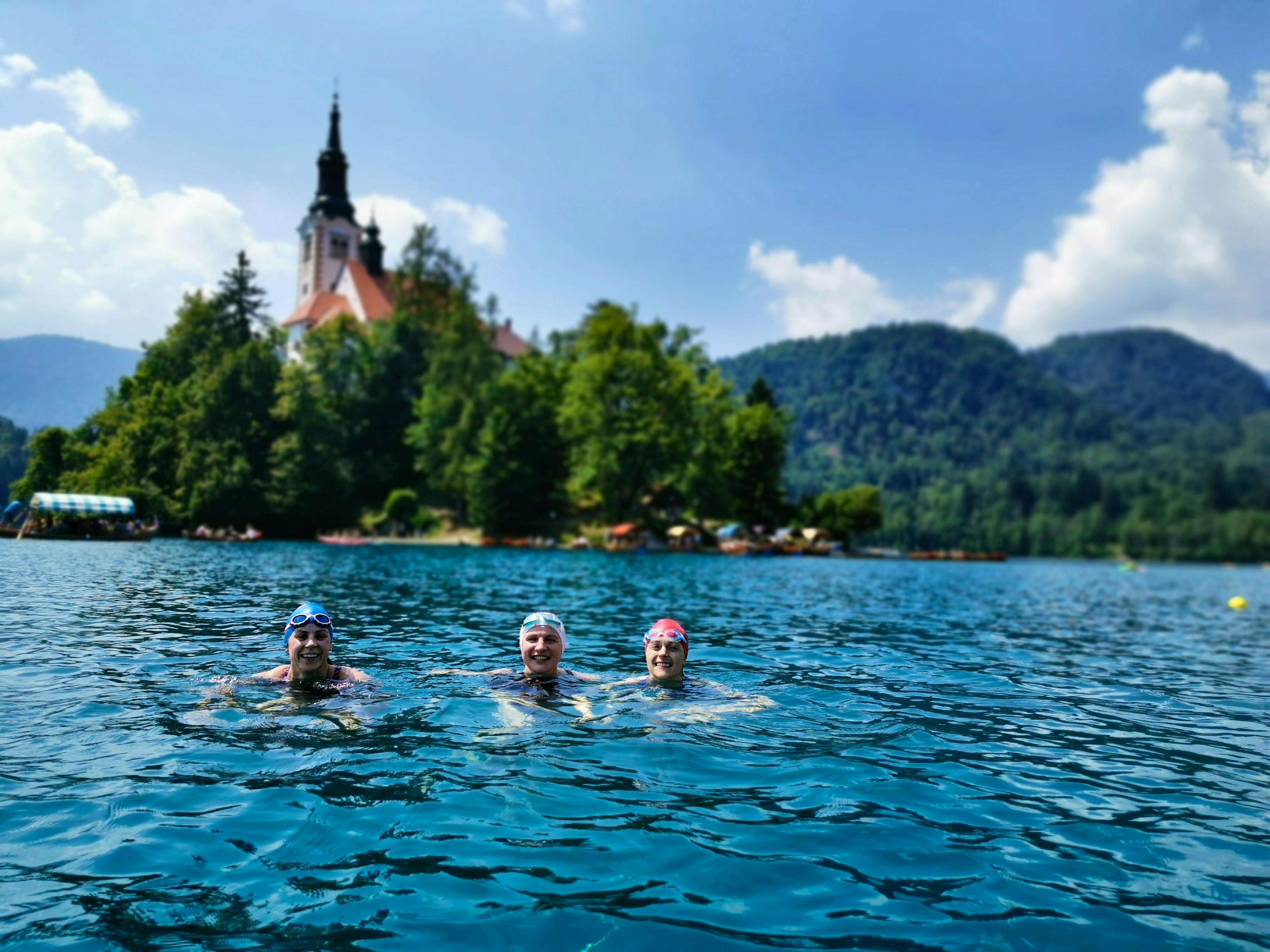 Wild Swimming in Lake Bled