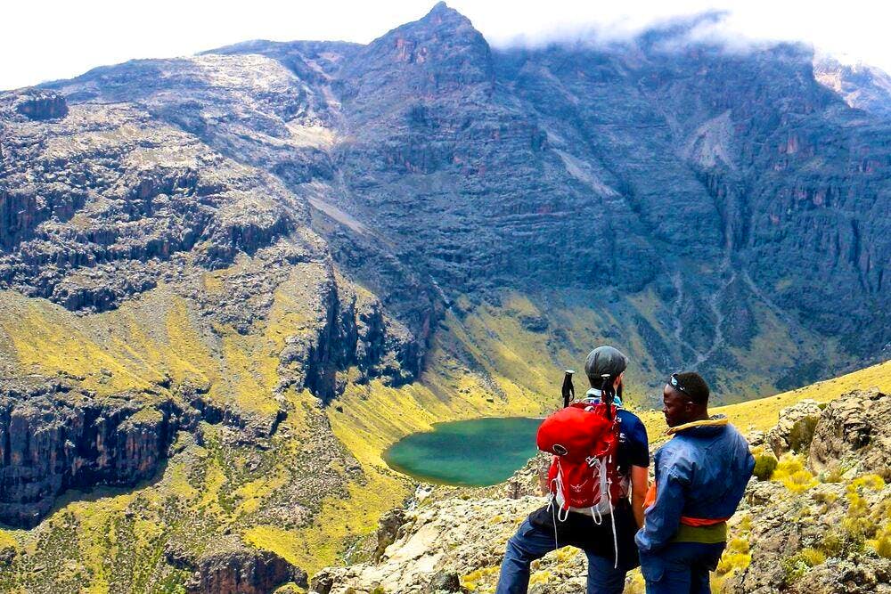 mt kenya lake