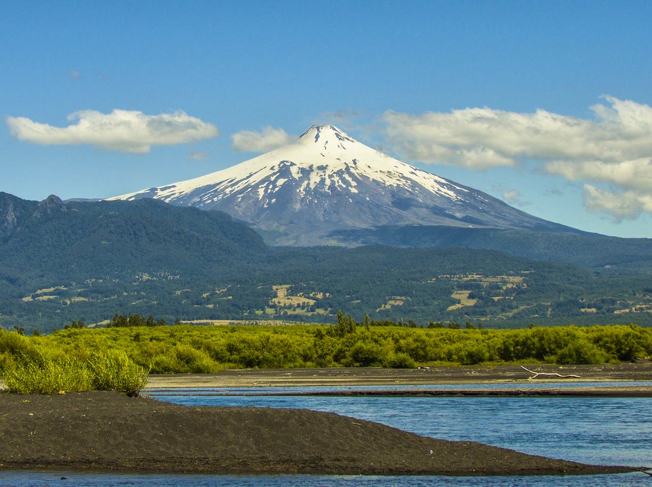 Patagonia villarrica volcano