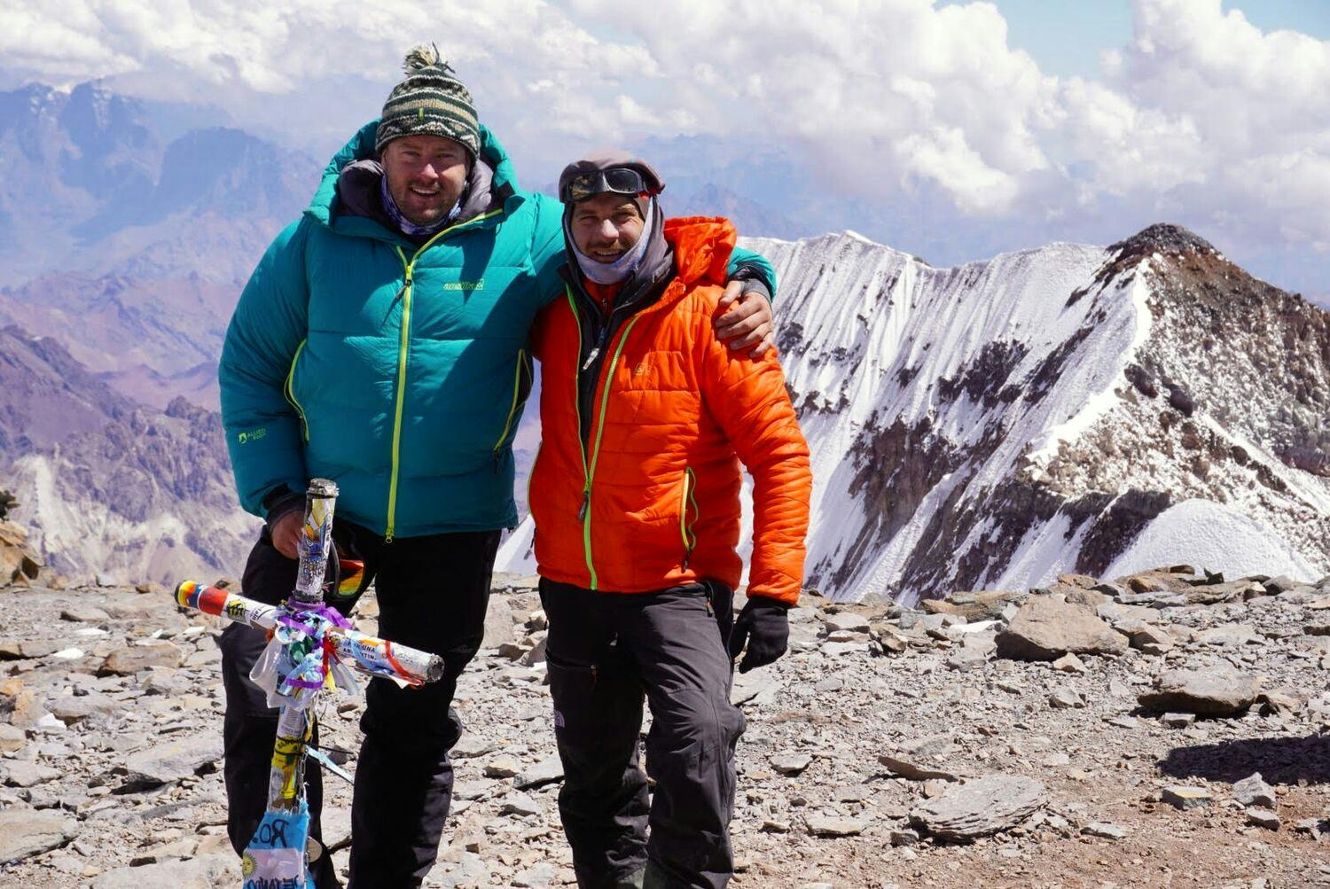 hikers at aconcagua