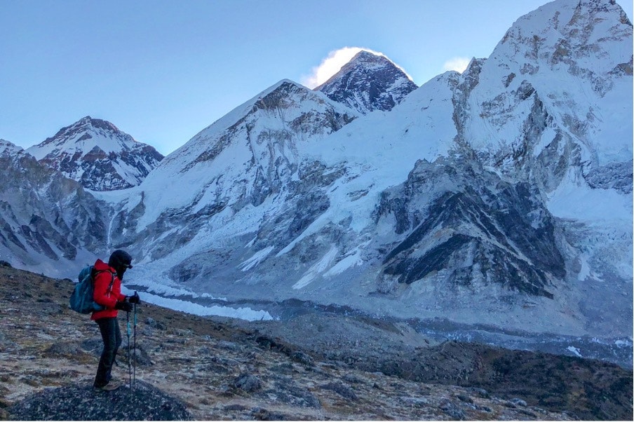 how hard is everest base camp