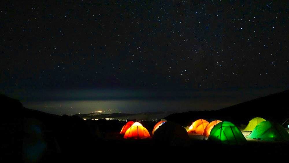 summit night kilimanjaro