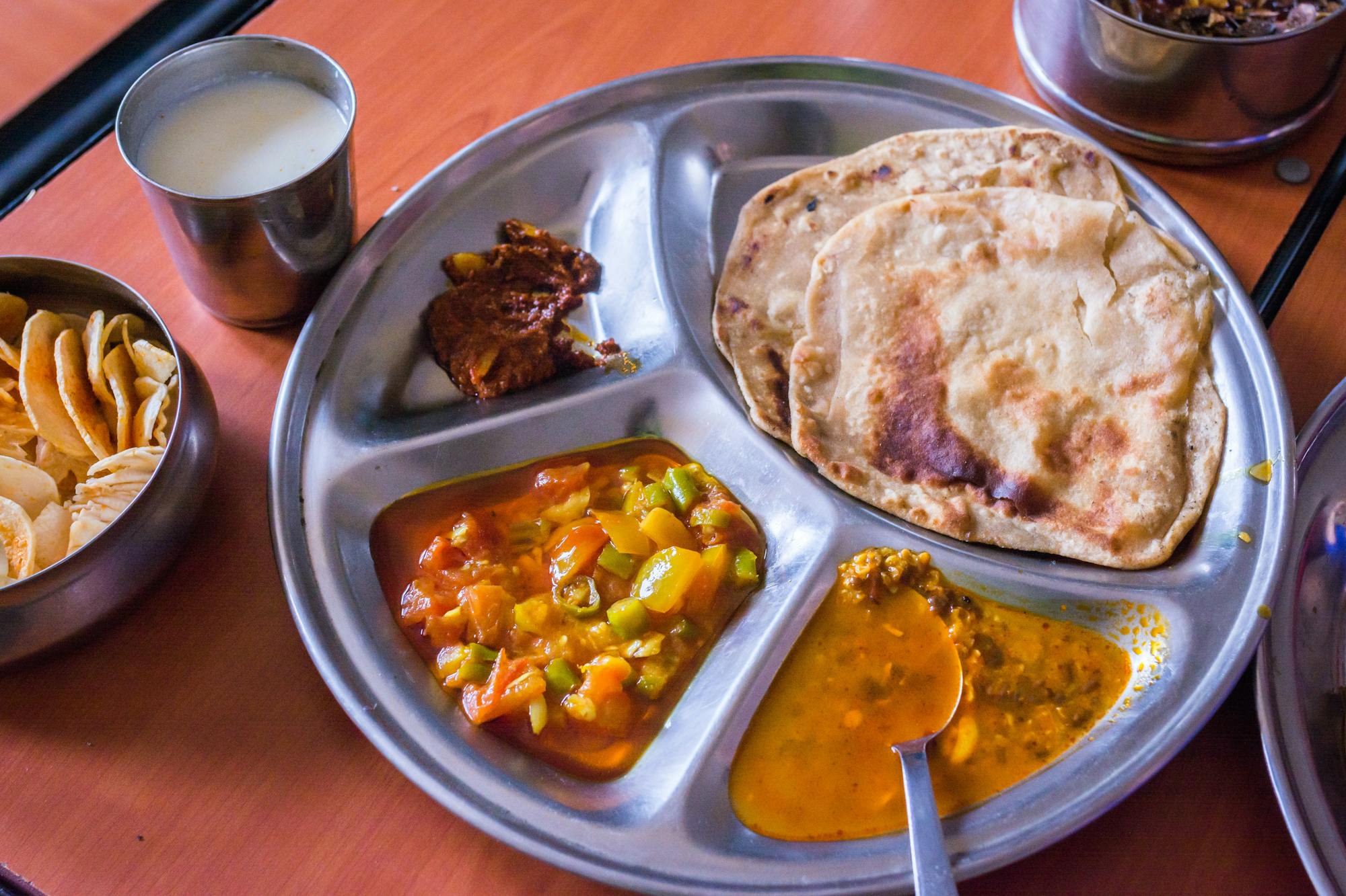Vegan food in nepal